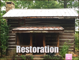 Historic Log Cabin Restoration  Pembroke, Virginia